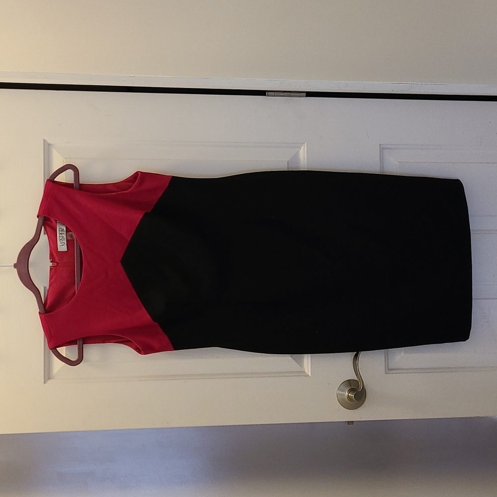 Colorblock Sleeveless Dress